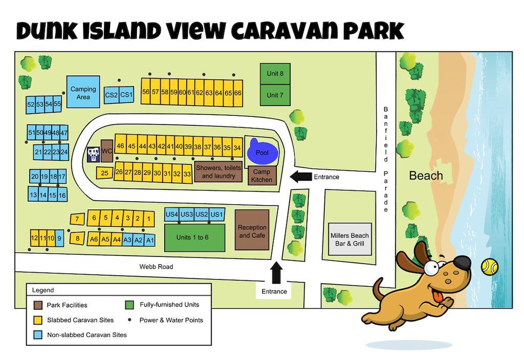 Dunk Island View Caravan Park Wongaling Beach Екстер'єр фото